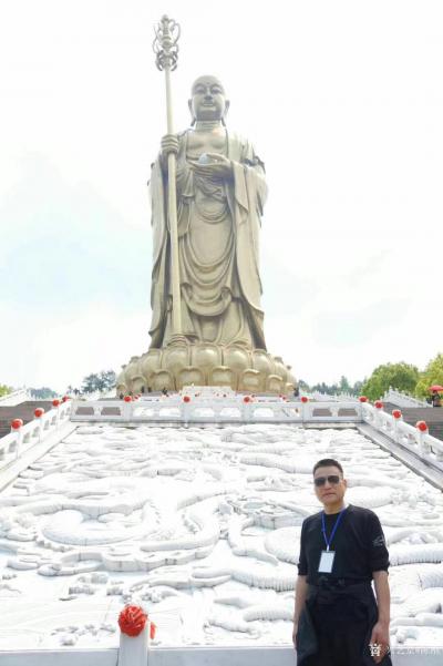 陈刚生活-徐州文友九华山文化之旅，留影。谢谢书画，诗词，音乐，企业和新闻界朋友一路同行。【图7】