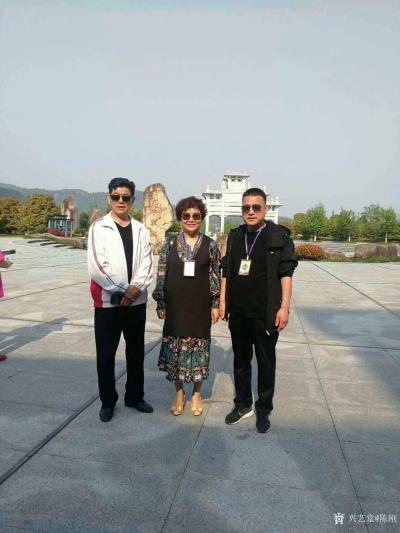 陈刚生活-徐州文友九华山文化之旅，留影。谢谢书画，诗词，音乐，企业和新闻界朋友一路同行。【图10】