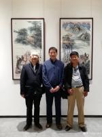 艺术家尚建国荣誉:羞溚溚的玫瑰静悄悄的开，
秦商书画在陕西天博美术馆默不作声【图4】