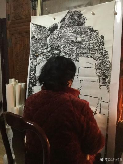 马培童日记-七，耐得住寂寞，守住黑白世界
  作画本为一件快事，然众人却无不感叹画事唯艰。【图2】