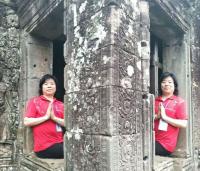 艺术家马培童日记:九，“佛法无边，佛在我心”
  柬埔寨的人民是信佛之国，吴【图0】