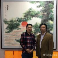 艺术家李尊荣生活:徒弟三天学成画虾，今天打道回府。祝一路顺风！人离开了，这缘分【图0】