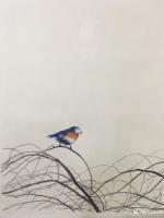 艺术家周海波日记:24气节作品创作中.... 
生命的极乐在于创造！
周海【图1】