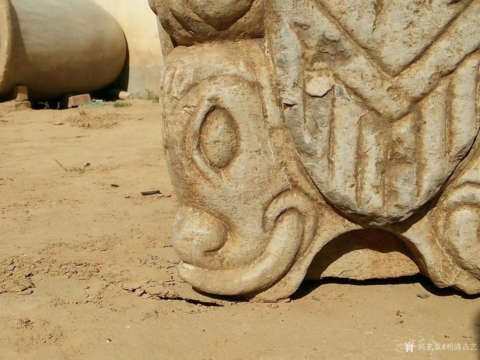 明清古艺文玩杂项作品《青石老鱼盆》【图2】