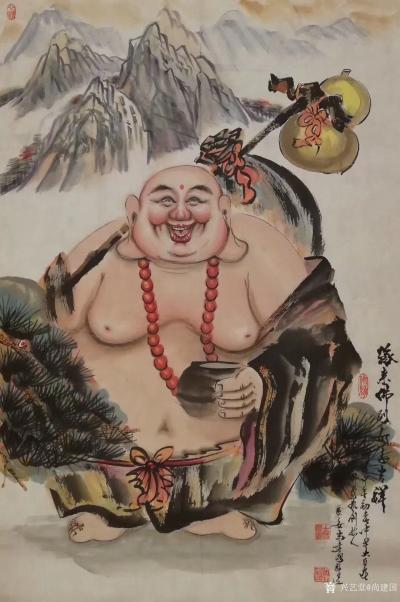 尚建国日记-书画艺术品的看点、结缘点、收藏点在自身的特点，而特点来源于艺术的创新！
  创【图3】