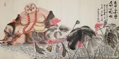 尚建国日记-书画艺术品的看点、结缘点、收藏点在自身的特点，而特点来源于艺术的创新！
  创【图4】