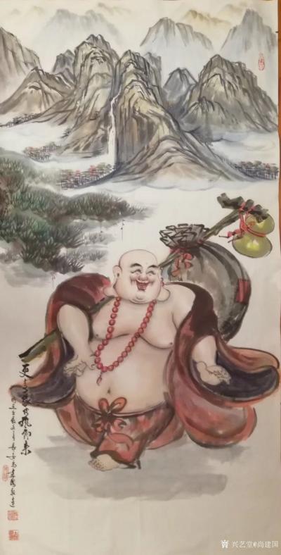 尚建国日记-书画艺术品的看点、结缘点、收藏点在自身的特点，而特点来源于艺术的创新！
  创【图6】