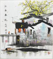 艺术家李振军日记:画廊定制最新水乡作品【图0】