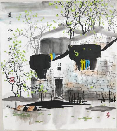 李振军日记-画廊定制最新水乡作品【图2】