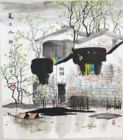艺术家李振军日记:画廊定制最新水乡作品【图1】
