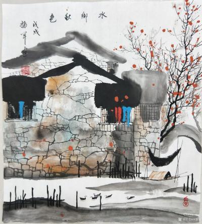 李振军日记-画廊定制最新水乡作品【图3】