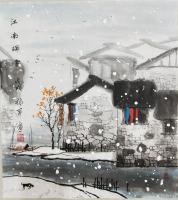 艺术家李振军日记:画廊定制最新水乡作品【图4】