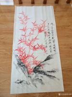 艺术家陈锡顺日记:斗室南窗竹几竿，曈昽晴日不知寒，风标只合研朱写，禁得旁人冷眼【图0】