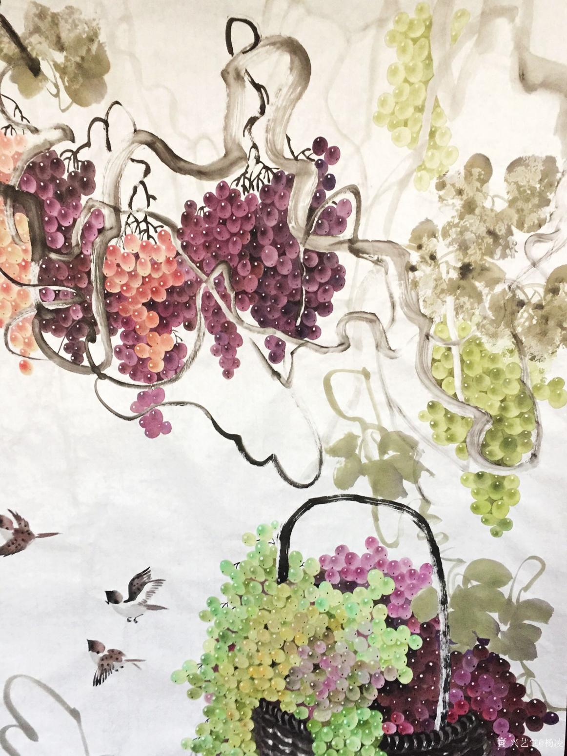 杨凌国画作品《玉珠满堂》【图1】