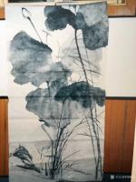 艺术家周鹏飞收藏:今整理拉圾、二十三年前旧作二张：欲焚、见画角淡墨甚透、遂捡而【图1】