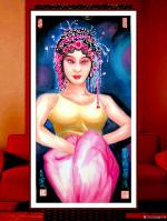 艺术家潘宁秋日记:《台前幕后》戏曲重彩
四尺四开69cmX34.5cm【图0】