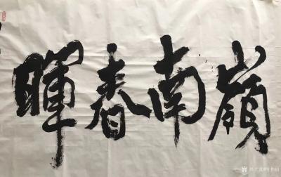 叶仲桥日记-《岭南春晖》三十米花鸟长卷已经进入最后修改阶段，中国国画大师李照东先生亲笔题字并【图1】