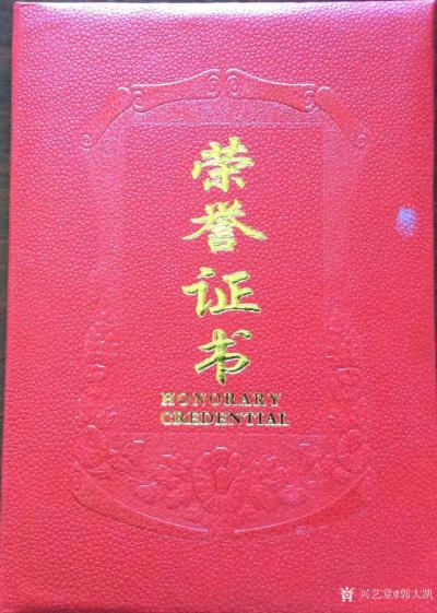 郭大凯荣誉-“郭大凯同志被评为2016-2017年度协会先进工作者”感谢西安市文联的关爱和鼓【图1】