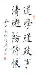 郭大凯日志-大凯书法《道学通政事，清游畅诗怀》【图1】