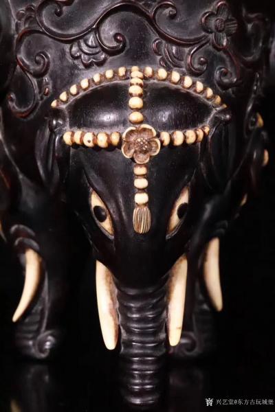 东方古玩城堡收藏-清代，小叶紫檀镶xy书房香薰炉、此件藏品取料名贵稀少，万木之王，密度坚硬，油份好【图6】