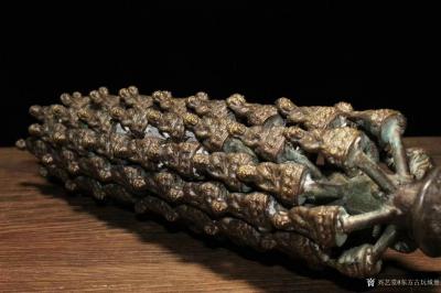 东方古玩城堡收藏-古寺收得，纯铜老镇寺至宝，万佛朝宗威震八方佛树，镇宅辟邪，重4.2公斤，高46c【图1】