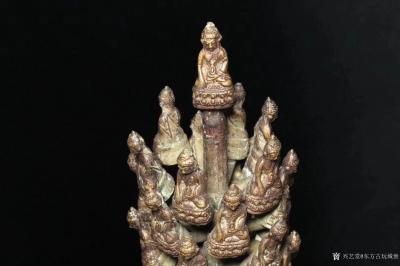 东方古玩城堡收藏-古寺收得，纯铜老镇寺至宝，万佛朝宗威震八方佛树，镇宅辟邪，重4.2公斤，高46c【图4】