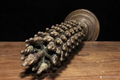 东方古玩城堡收藏-古寺收得，纯铜老镇寺至宝，万佛朝宗威震八方佛树，镇宅辟邪，重4.2公斤，高46c【图5】