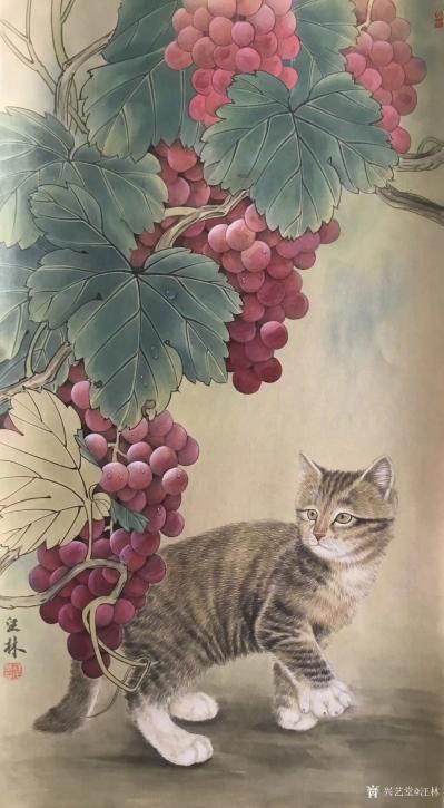 汪林日记-作品（回眸）完成！尺寸66x35cm
汪林作品【图1】