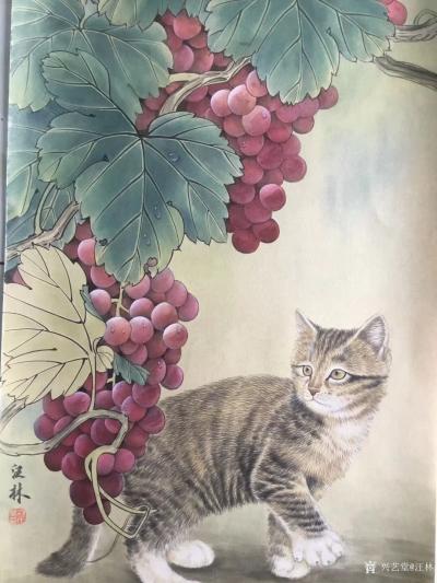 汪林日记-作品（回眸）完成！尺寸66x35cm
汪林作品【图2】