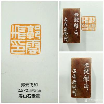 陈宏洲收藏-为河南郭云飞先生制印，请雅正。【图1】