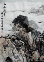 艺术家高勇利日记:国画《山水清音》
38*68cm
軟片未裝裱
高勇利作【图2】