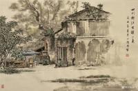 艺术家罗杰日记:今日四川柳江古镇写生两幅。
罗捷【图0】