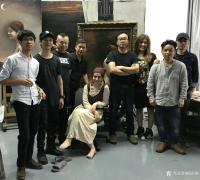 艺术家杨洪顺生活:激情凉爽的四月，很荣幸邀请到俄罗斯列宾美院美女模特，在美丽翠【图2】