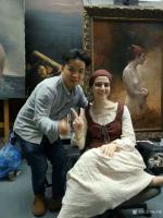 艺术家杨洪顺生活:激情凉爽的四月，很荣幸邀请到俄罗斯列宾美院美女模特，在美丽翠【图5】