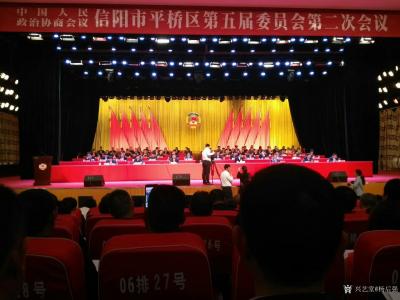 杨厚强生活-参加中国人民政治协商会议信阳市平桥区第五届委员会第二次会议，无论是会场纪律还是报【图2】