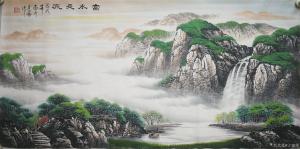 宁建华国画作品《富水长流》价格2000.00元