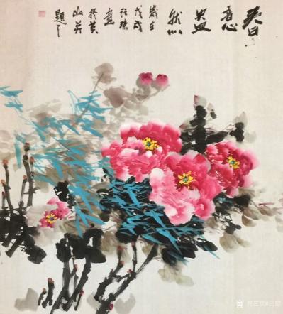 汪琼日记-近作国画花鸟《醉春风》《春意盎然》，分享以欣赏品鉴。
汪琼【图2】