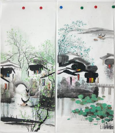 李振军日记-最新作品，水乡春夏秋冬。【图1】