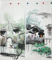 艺术家李振军日记:最新作品，水乡春夏秋冬。【图0】