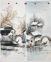 艺术家李振军日记:最新作品，水乡春夏秋冬。【图1】