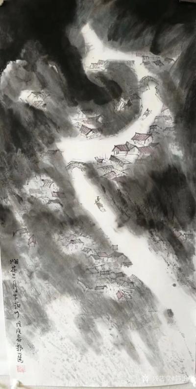 郭正明日记-2018.4.28应邀参加河北唐山博物馆中国画展，参加画展画家有名家中央美院教授【图2】