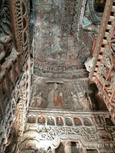 马培童生活-今天从洛阳龙门石窟到了山西大同云岗石窟，写生，采风，拍照。我看到了佛光，三秒钟拍【图2】