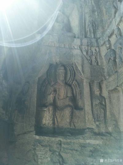 马培童生活-今天从洛阳龙门石窟到了山西大同云岗石窟，写生，采风，拍照。我看到了佛光，三秒钟拍【图3】
