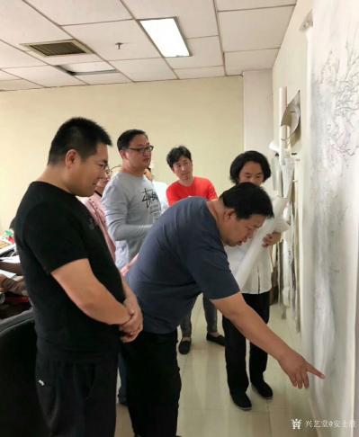 安士胜生活-西青区首期书画骨干创研班，放假不歇班，创研班继续上课，学员们积极性极高，带来了高【图2】