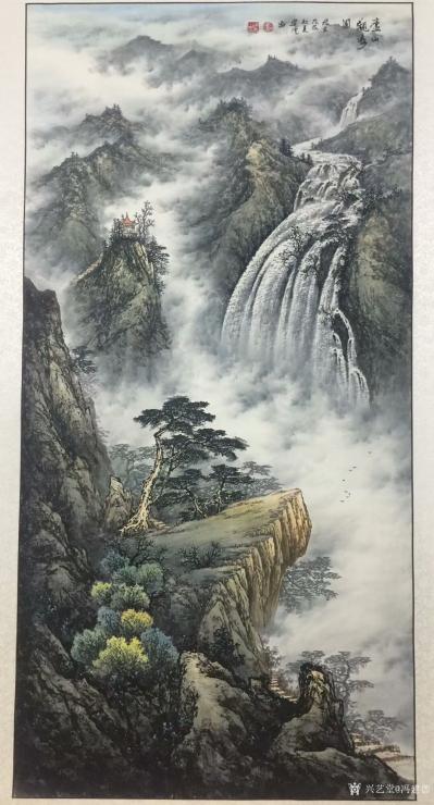 冯建德日记-晒晒我在《雨湖区2018“春映雨湖，走进新时代”首届美术作品展》的入选作品
冯【图3】