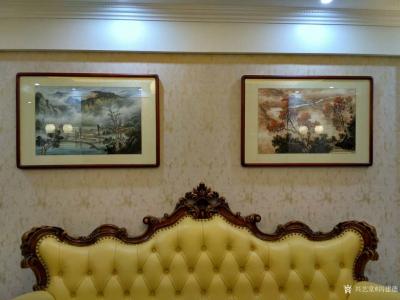 冯建德收藏-感谢“湘潭慧谷电脑有限公司”陈总收藏我三幅作品。这是我刚刚成立的“上德彩墨画苑”【图1】