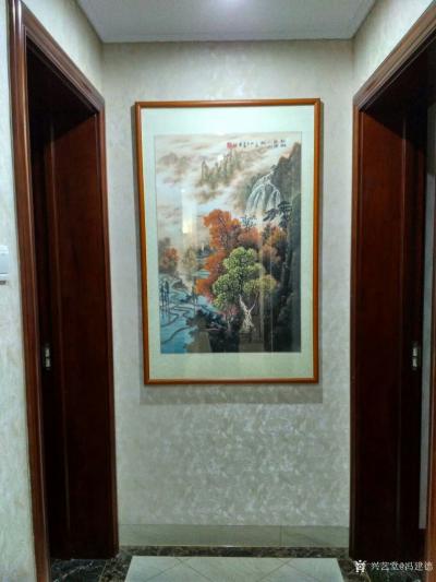 冯建德收藏-感谢“湘潭慧谷电脑有限公司”陈总收藏我三幅作品。这是我刚刚成立的“上德彩墨画苑”【图2】