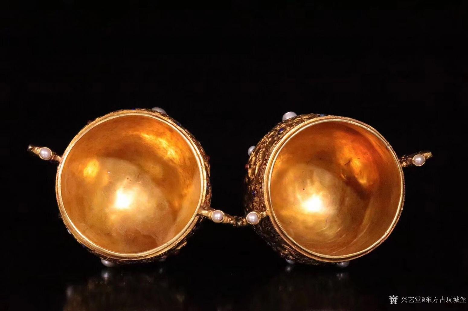 东方古玩城堡文玩杂项作品《三足象鼻杯》【图3】