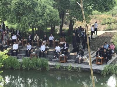 朱德茂生活-4月28日在苏州昆山受邀参加昆剧学社开业典礼。【图2】