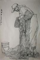 艺术家赵国毅日记:山东威海渔工速写【图1】